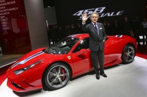 presentazione Ferrari 458